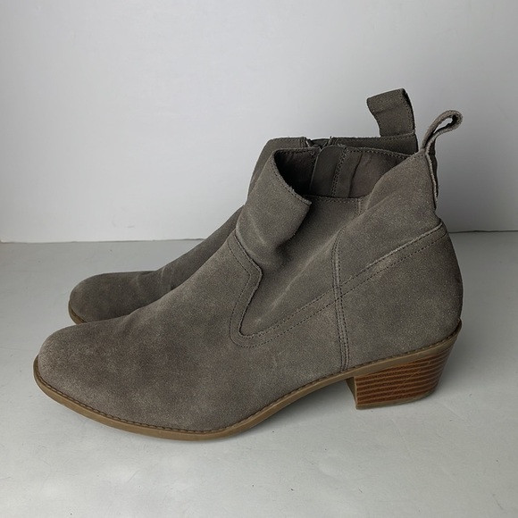 Vionic Vera Gray Suede Ankle Boots 10 - Picture 6 of 13